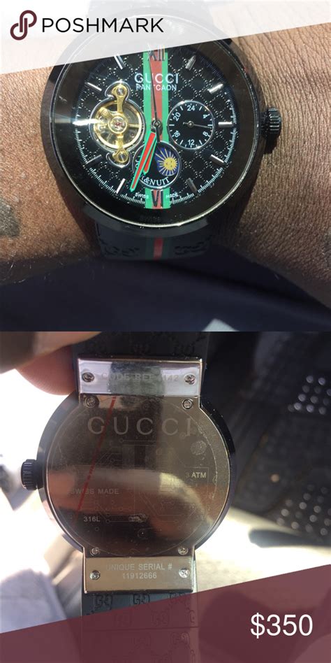 how much does a fake gucci watch cost|check gucci watch serial number.